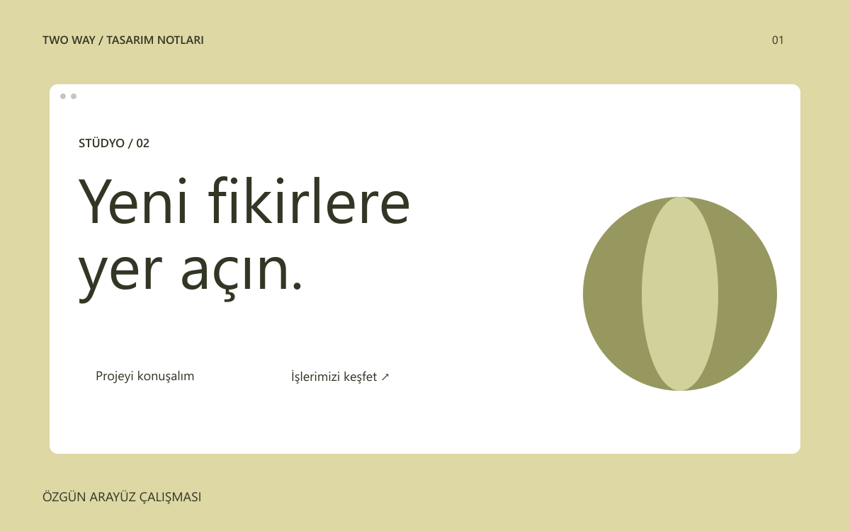 Tek bir ana eylem etrafında düzenlenmiş açılış sayfası taslağı.
