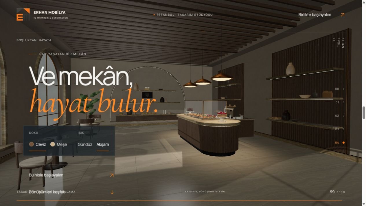 Erhan Mobilya website